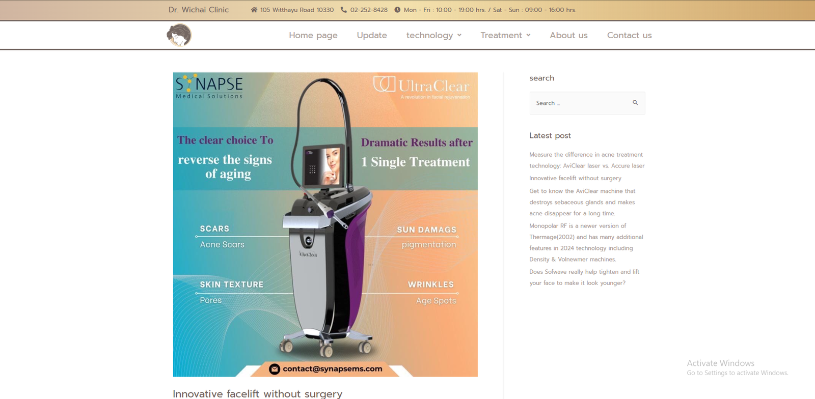 Dr. Wichai Laser Clinic Bangkok